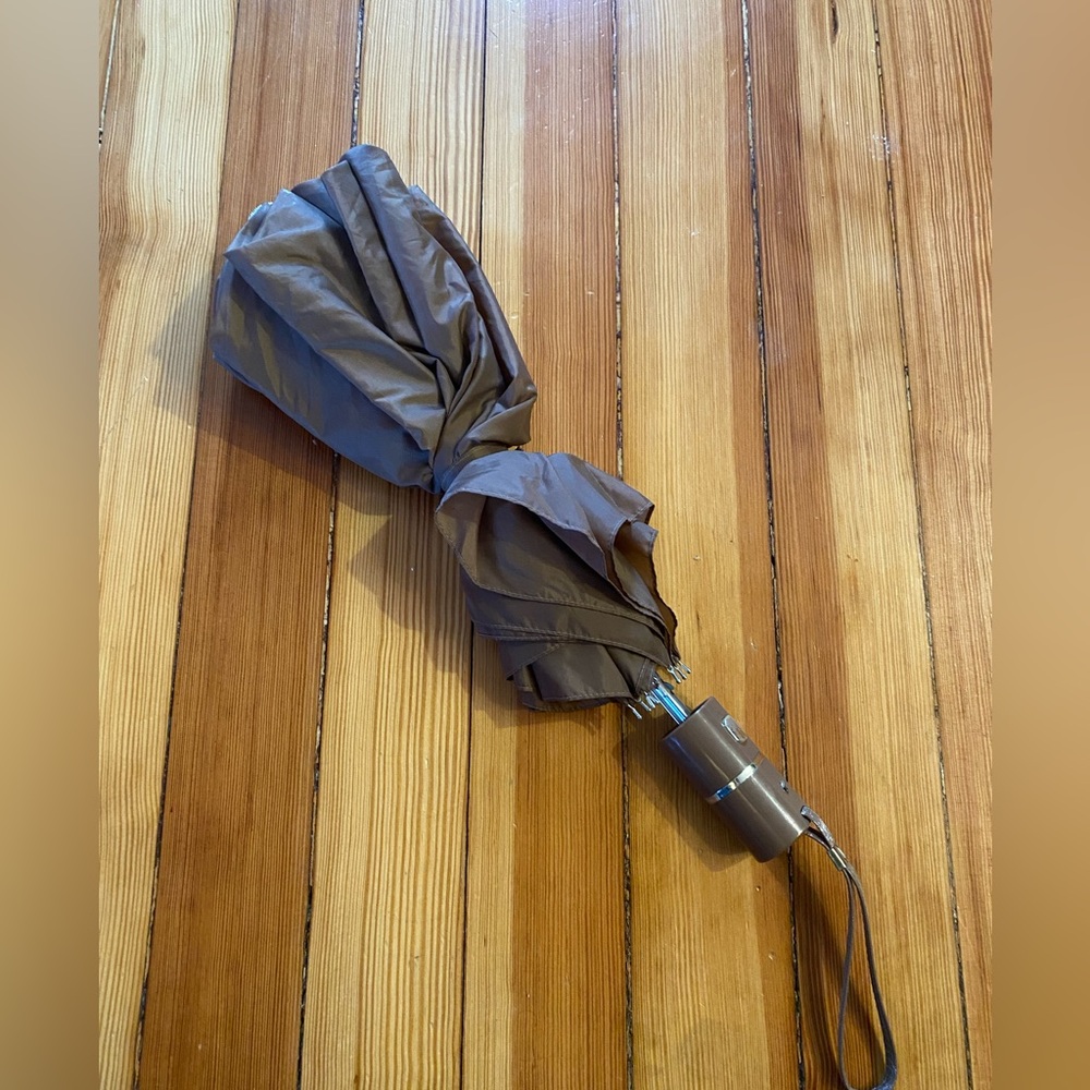 Vintage 80s 90s Givenchy brown umbrella